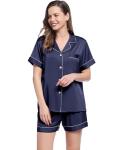 Amorbella Satin Cooling Pajama Set for Night Sweats