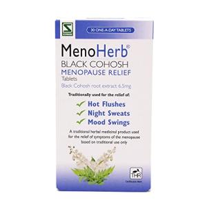 MenoHerb Black Cohosh for Menopause Relief 30 Tablets