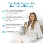 Sage Leaf 2500mg Tablets for Menopause Support