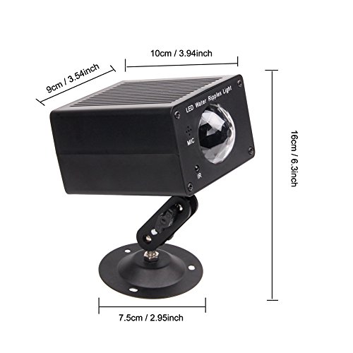 Water Wave Projector with 16 RGB Colors