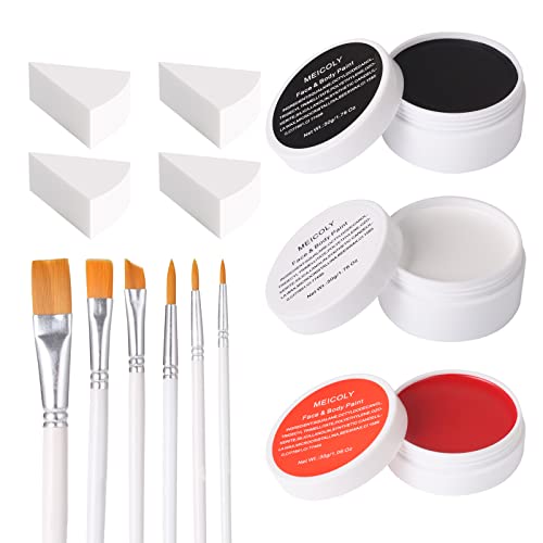 MEICOLY Pro Clown Makeup Kit for Halloween