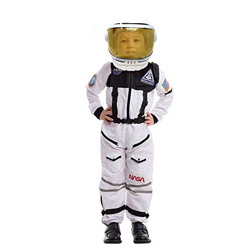 NASA Astronaut Costume with Movable Visor for Kids