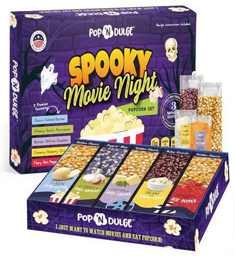 Spooky Movie Night Popcorn Gift Basket