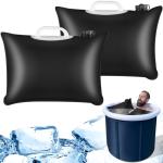 2 Pack Extra Large Ice Bath Bags - 26L