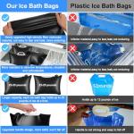 2 Pack Extra Large Ice Bath Bags - 26L
