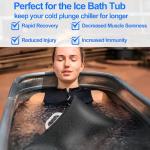 2 Pack Extra Large Ice Bath Bags - 26L