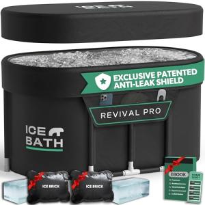 XL Ice Bath Tub with Anti-Leak Shield and Cover
