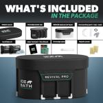 XL Ice Bath Tub with Anti-Leak Shield and Cover