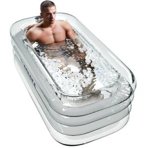 Rebrea XL Inflatable Ice Bath Tub - Clear