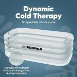 Rebrea XL Inflatable Ice Bath Tub - Clear