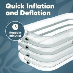 Rebrea XL Inflatable Ice Bath Tub - Clear