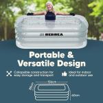 Rebrea XL Inflatable Ice Bath Tub - Clear