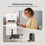 Wi-Fi Automatic Cat Feeder with Rechargeable Battery