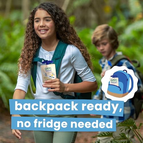 GoGo squeeZ Banana Yogurt Snacks, 4-Pack