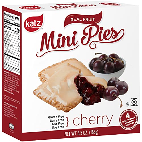 Katz Gluten Free Cherry Mini Pies - 6 Packs