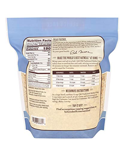 Bob's Red Mill Organic Gluten-Free Rolled Oats 2 LB