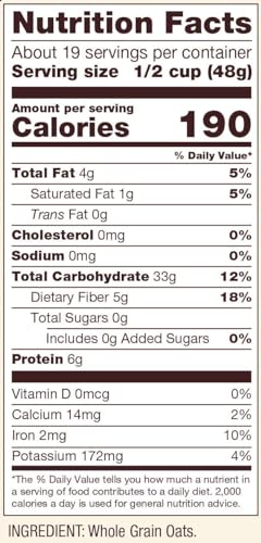 Bob's Red Mill Gluten Free Rolled Oats 907 g