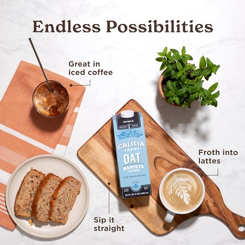 Califia Farms Unsweetened Barista Oat Milk 32 oz