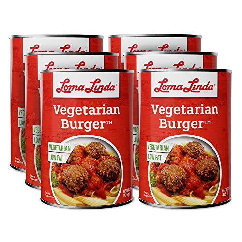 Loma Linda Vegetarian Burger - Plant-Based 6 Pack