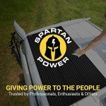 Spartan Power Black Solar Panel Mounting Brackets Set