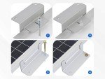 ECO-WORTHY 4-Pack Aluminum Z Bracket Mounts