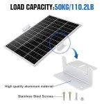 ECO-WORTHY 4-Pack Aluminum Z Bracket Mounts