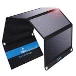 BigBlue 28W Portable Solar Charger with 3 USB Ports