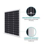 Renogy 50W Monocrystalline Solar Panel for Off-Grid Use
