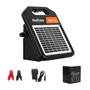10-Mile Portable Solar Fence Charger with Day/Night Mode