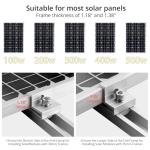 Anbte Solar Panel Holder Kit - 6 Packs Z-Brackets