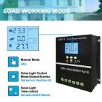 100A MPPT Solar Charge Controller with LCD Display