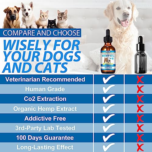 Organic CBD Oil for Dogs - Pain Relief & Calm