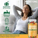 Nubetong Organic High-Potency Hemp Gummies 80 Count