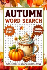 Cozy Autumn Word Search Puzzles for Adults
