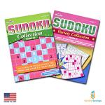 4-Pack of Sudoku Puzzle Books for Adults