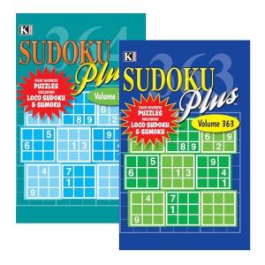 Kappa Sudoku Puzzles: Easy to Hard 2-Pack