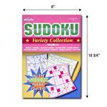4-Pack of Sudoku Puzzle Books for Adults