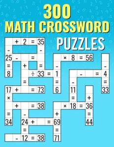 300 Fun Math Crossword Puzzles for All Ages