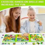 Magnetic Cartoon Jigsaw Puzzle Book for Kids