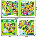 Magnetic Cartoon Jigsaw Puzzle Book for Kids
