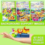 Magnetic Cartoon Jigsaw Puzzle Book for Kids