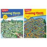 Amazing Mazes Activity Books for Kids - 2-Pack