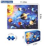 LELEMON 100-Piece Solar System Jigsaw Puzzle for Kids