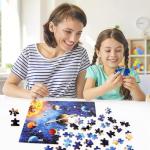 LELEMON 100-Piece Solar System Jigsaw Puzzle for Kids