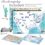 US Map Jigsaw Puzzle – 1000 Pieces for Everyone