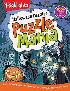 Halloween Puzzle Book for Kids: 100+ Fun Activities