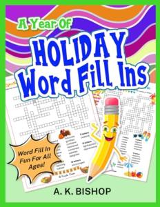 Holiday Word Fill-Ins: Year-Round Puzzle Fun
