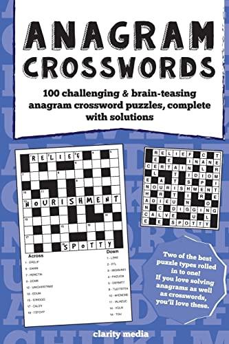 Anagram Crosswords: Fun Brain-Teasing Puzzle Book