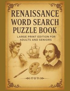 Renaissance Word Search: Large Print Puzzles