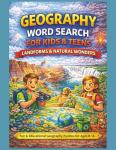 Landforms & Natural Wonders Geography Word Search for Children